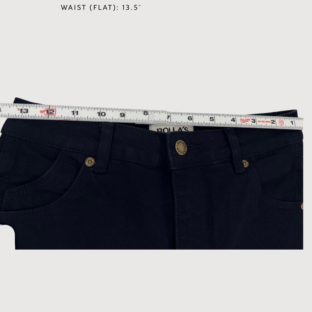 Rolla's Original Straight Jeans High Rise Black 27 NWT - Picture 7 of 9